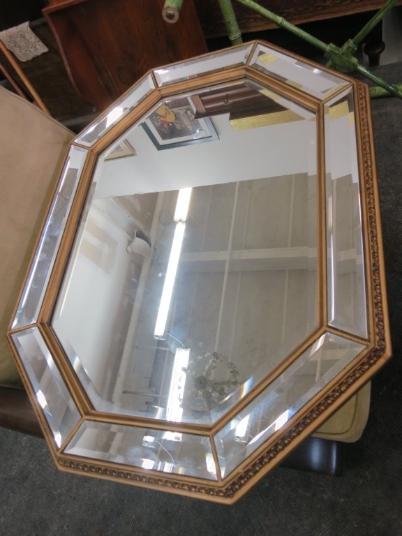 Multi-Piece framed Octagonal Mirror (1 of 3)