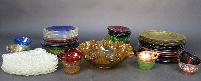 Extensive Collection of Colored Glassware (1 of 9)