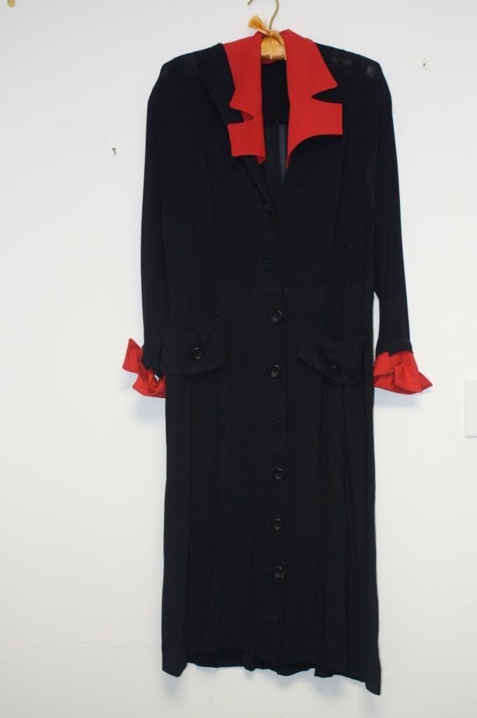 Two Vintage Dresses with Red Accents (1 of 7)