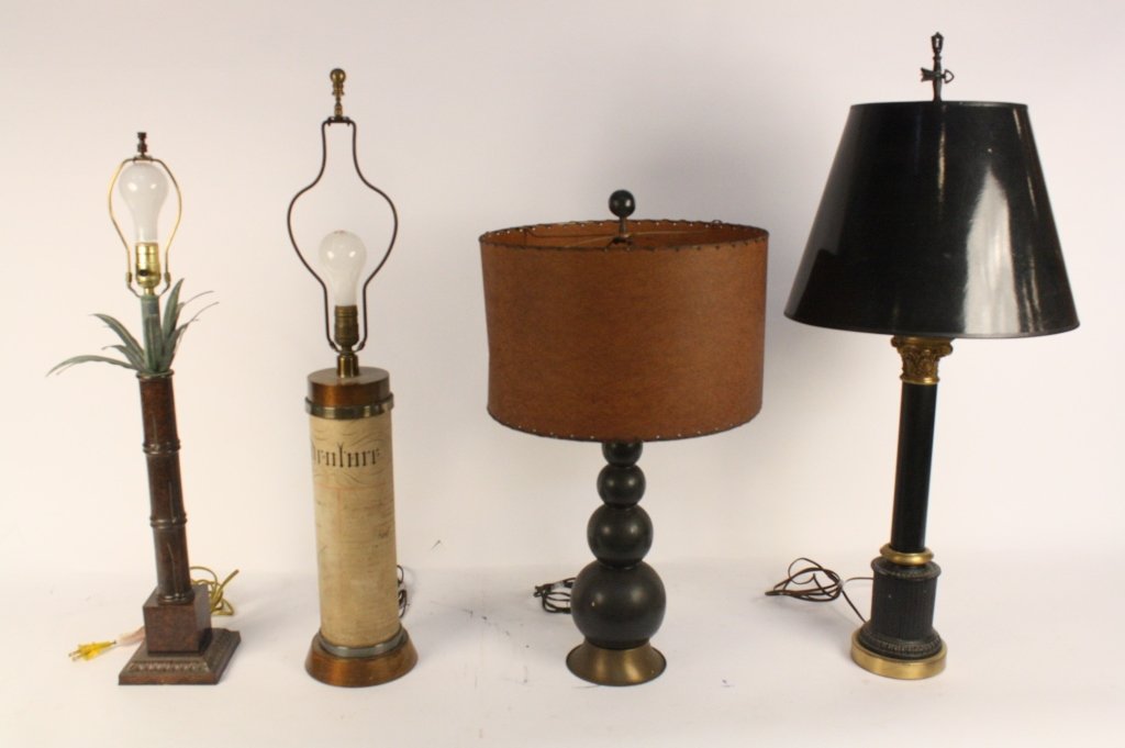 Set of 4 Vintage Lamps (1 of 10)