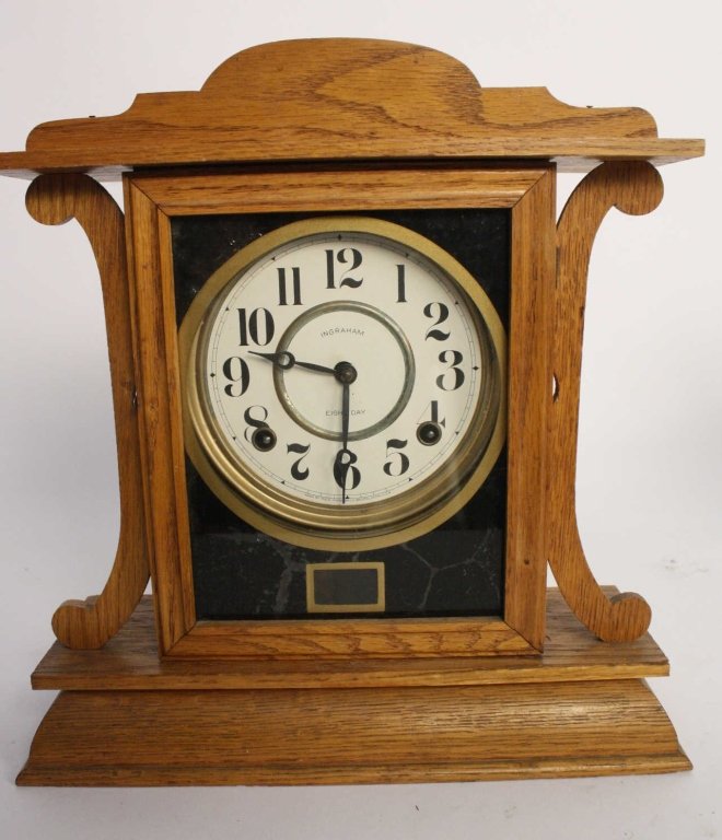 INGRAHAM Table Top Mantle Clock (1 of 8)