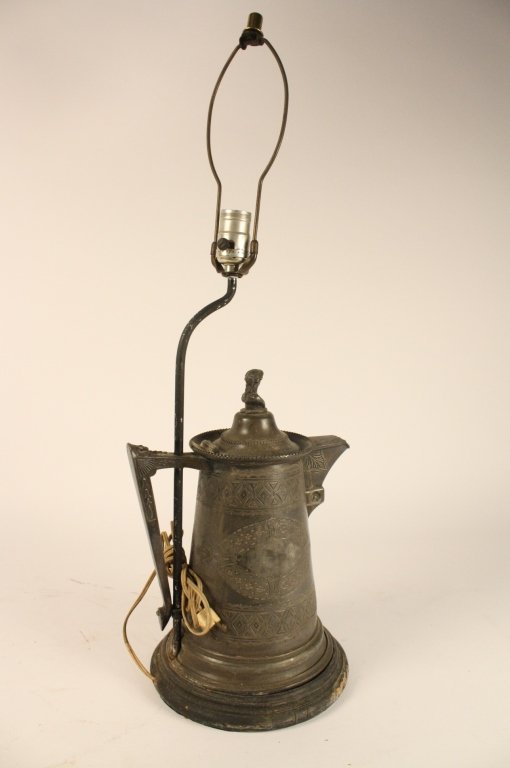Stimpson Style Silver Pitcher Desk Lamp (1 of 6)