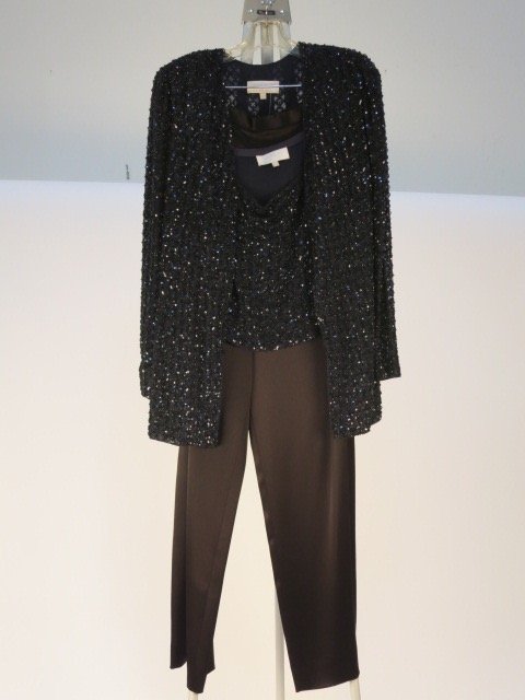 Vintage BADGLEY MISCHKA Beaded 3 Piece Suit (1 of 10)