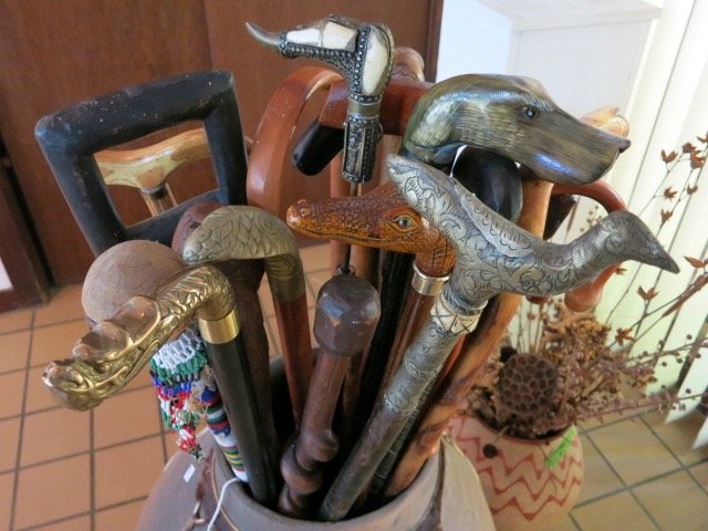 International Collection of Walking Sticks & Canes (1 of 3)