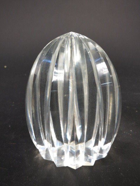 Vintage Hand Cut Crystal Paperweight c 1950s (1 of 3)