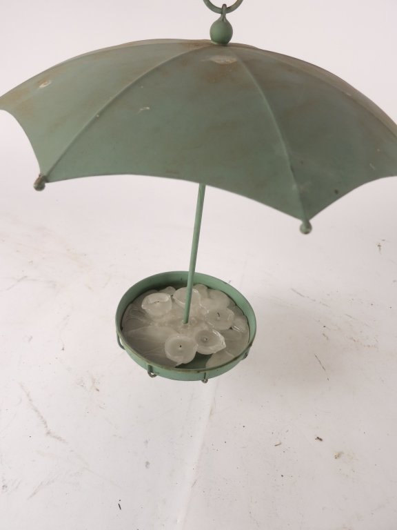 Vintage Mint Green Hanging Folk Art (1 of 3)