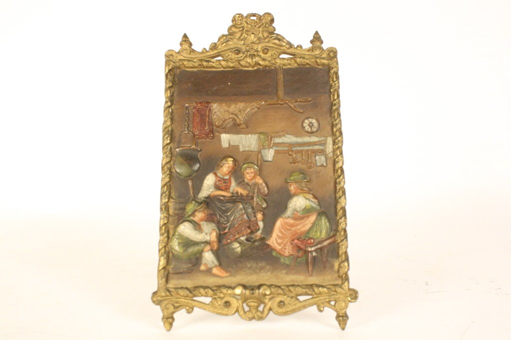 Antique BRADLEY HUBBARD 1813 Cast Iron Plaque (1 of 9)