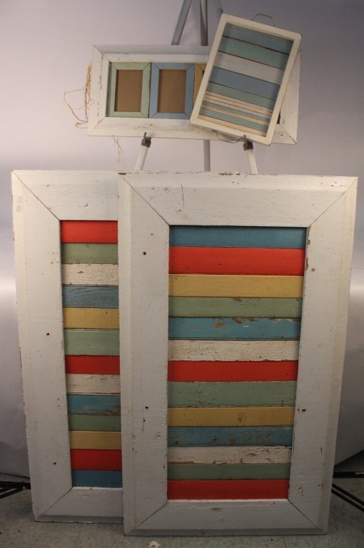 Group 4 Country Painted wood panels (1 of 5)