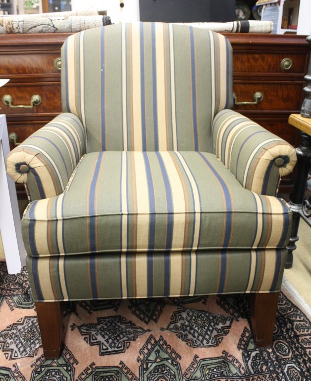 Upholstered Ethan Allen Arm Chair (1 of 8)