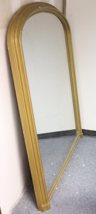 Large Antique Mirror with Carved Frame (1 of 10)