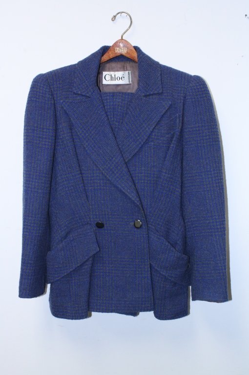 CHLOE Vintage Jacket Pants Wool (1 of 7)