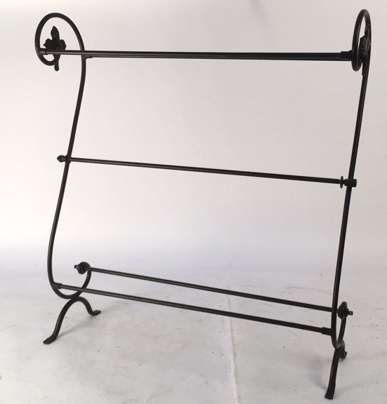 Wrought Iron Towel Rack (1 of 4)
