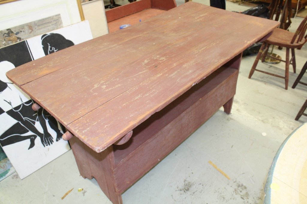 Antique Country Flip Top dining Table (1 of 7)