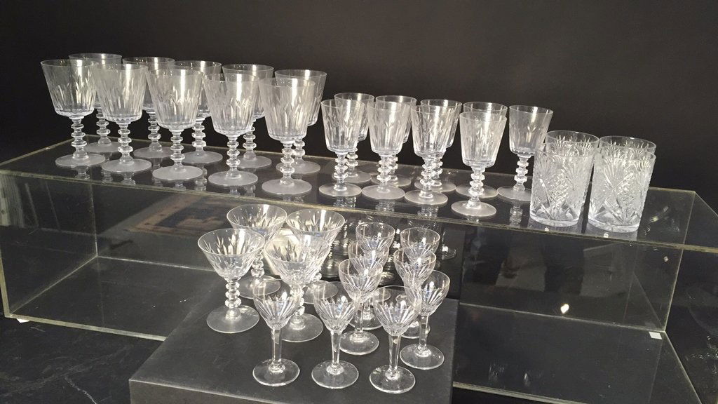 Group Lot Crystal Glasses (1 of 9)