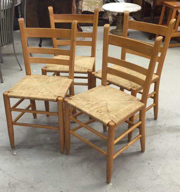 Rush seat country dining chairs 4 (1 of 10)