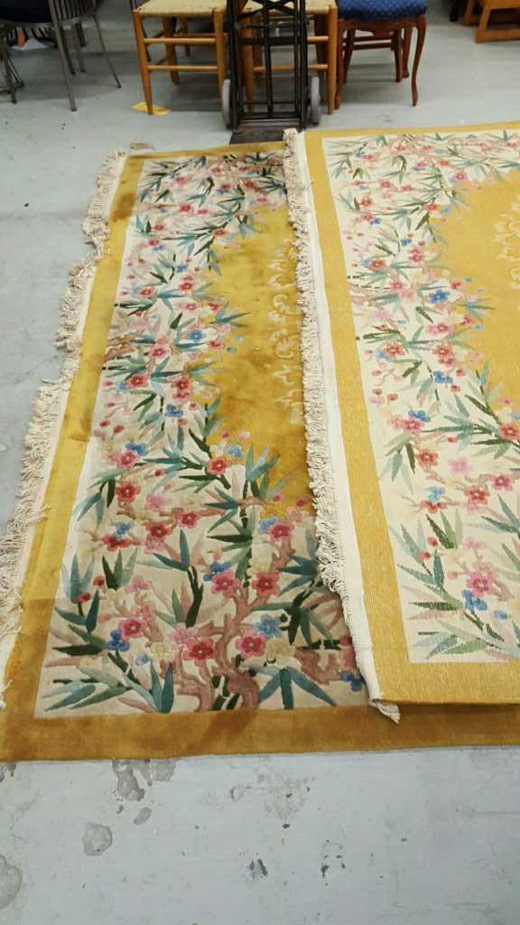 Temple of Heaven Yellow Chinese Rug (1 of 6)