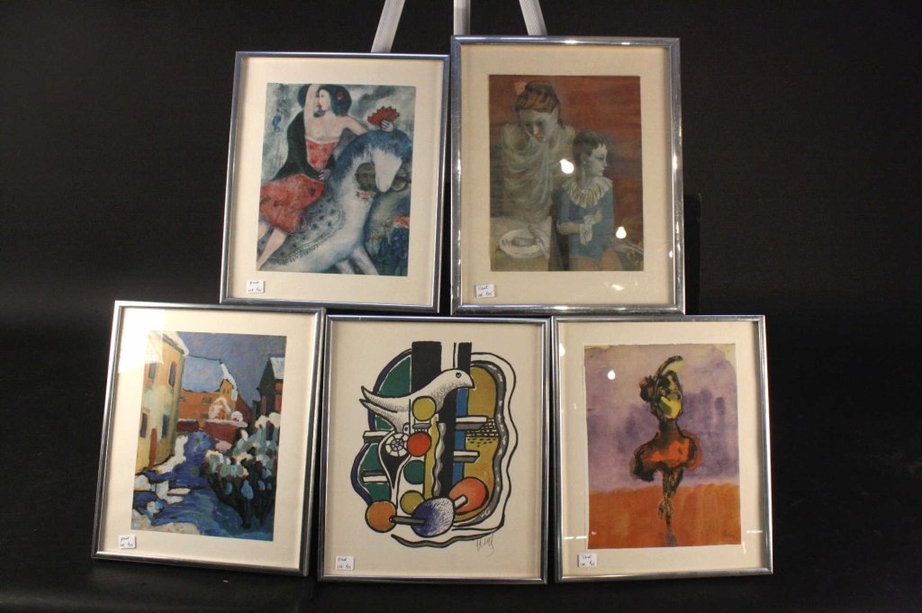 Framed Famous Art Prints (1 of 4)