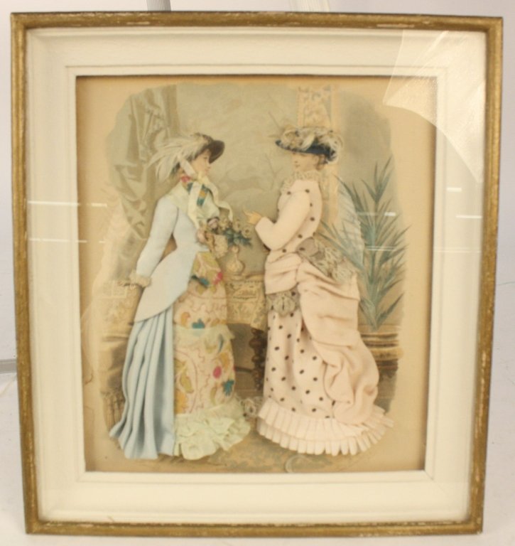 3-D Victorian Women Artwork Mixed Media (1 of 5)