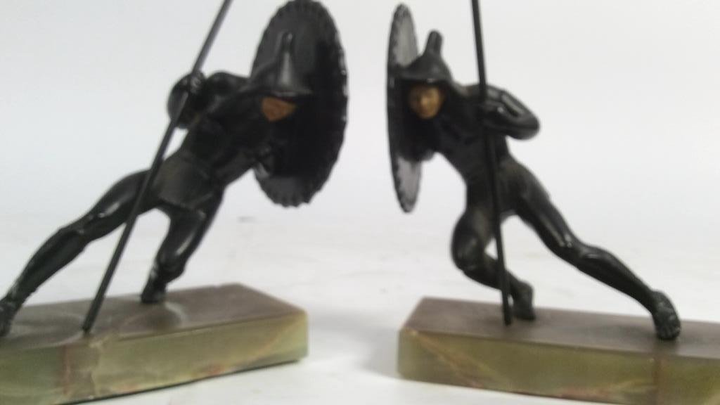 Pair Asian figurative book ends (1 of 10)
