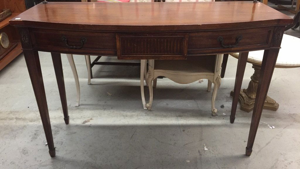 Vintage Carved Hepplewhite Style Buffet (1 of 7)