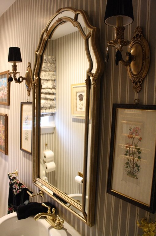 Silver Leafed Framed Beveled Mirror (1 of 6)