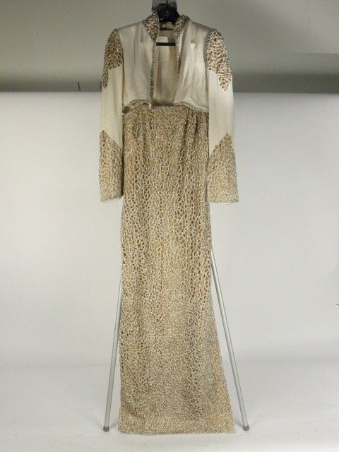 Vintage Couture Beaded Gown and Jacket (1 of 10)