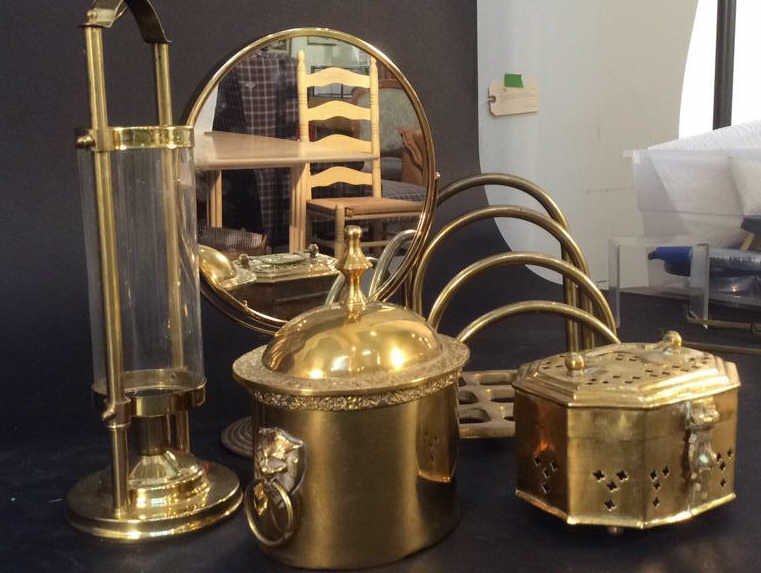 Group Decorative Brass Table Articles (1 of 8)