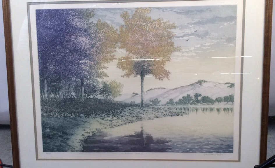 Signed Litho 75/250 Autumn Lake II (1 of 10)