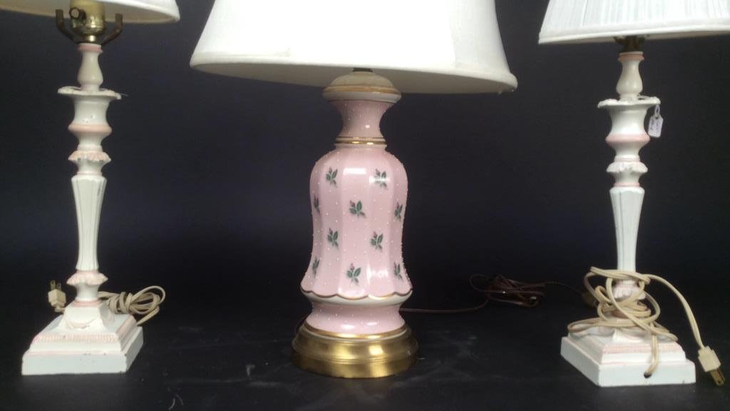 Girls room lights pink white green Lamps (1 of 10)