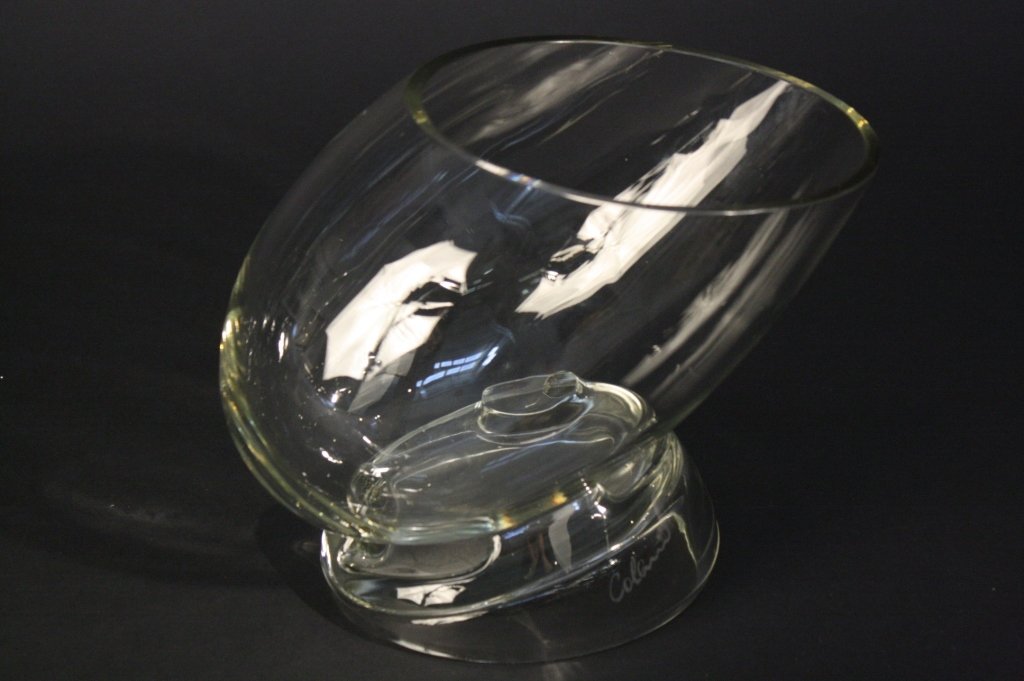 COLENI Signed Art Glass Ice Bucket (1 of 7)
