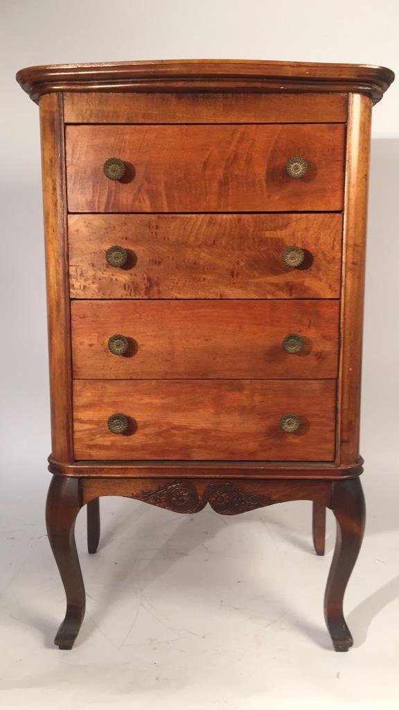 Vintage 4 Drawer Filing Chest (1 of 10)