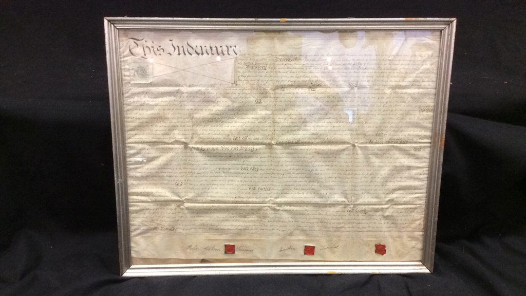 KIng George III 1813 Hand written Indenture (1 of 7)