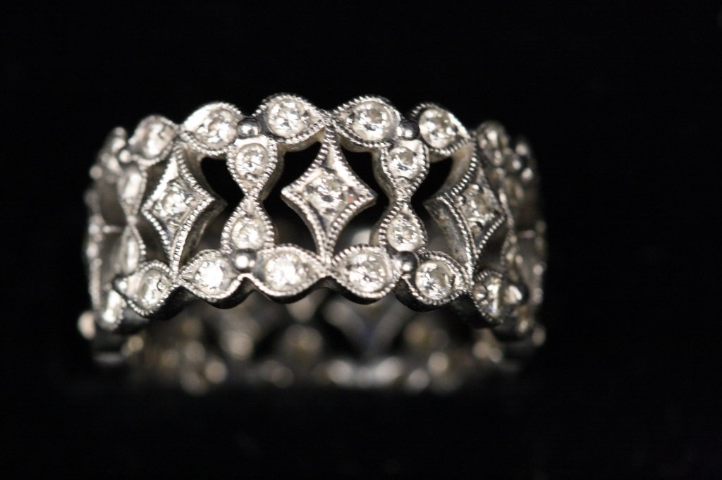 Ladies Platinum and Diamond Ring (1 of 7)