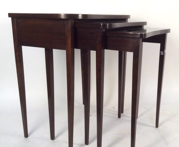 Mahogany Nesting Tables (1 of 3)