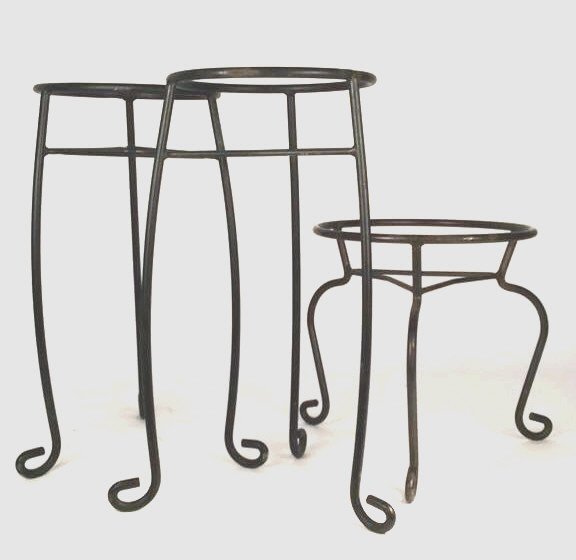 Group lot 3 wrought Iron Planters (1 of 5)