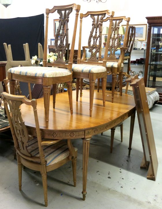 J.L. METZ Furniture Co Dining Table & 6 Chairs (1 of 9)