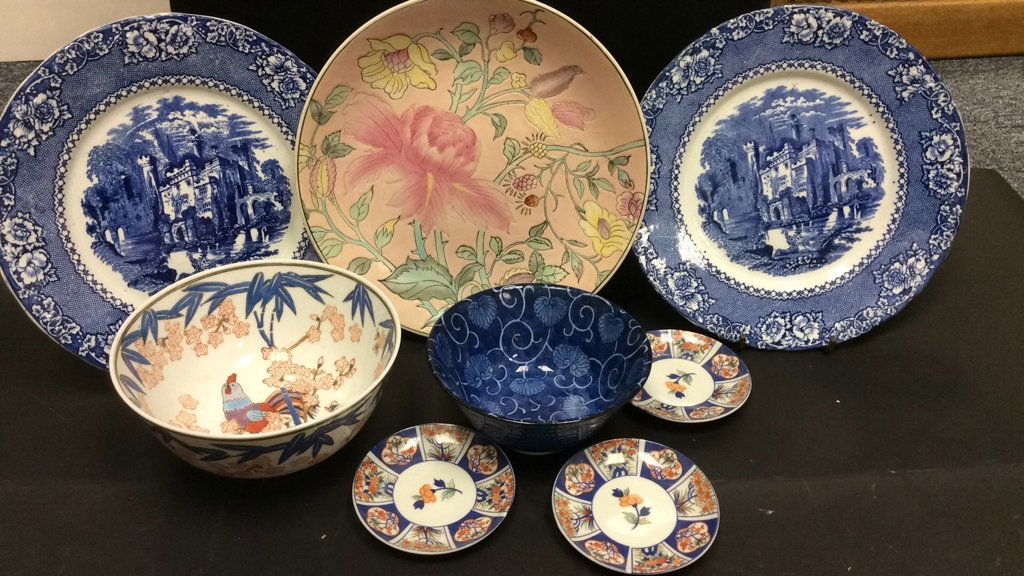 Asian Pottery Porcelain Group Plates (1 of 8)