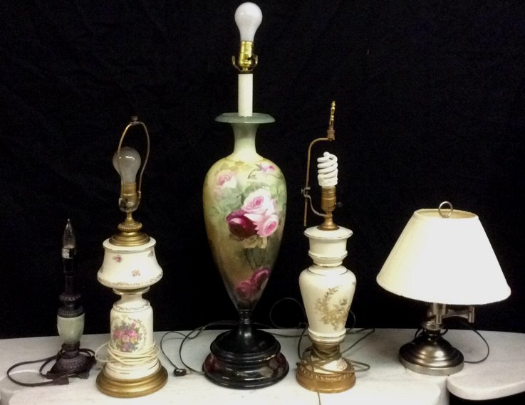 Group lot of Mixed Decorative Table Lamps (1 of 7)