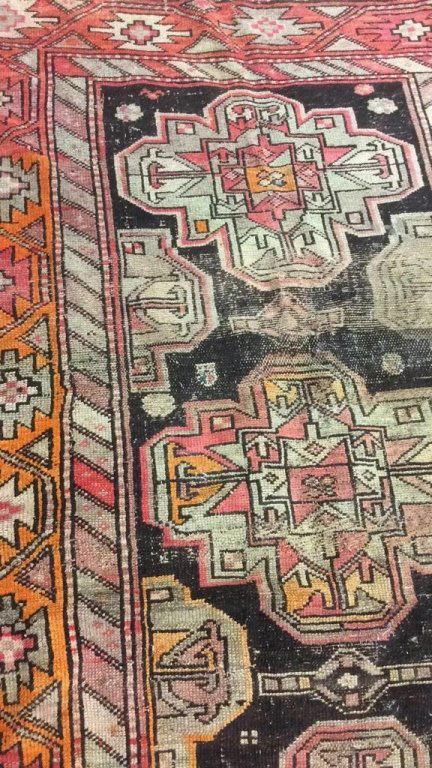 Vintage hand woven Turkish design carpet (1 of 10)
