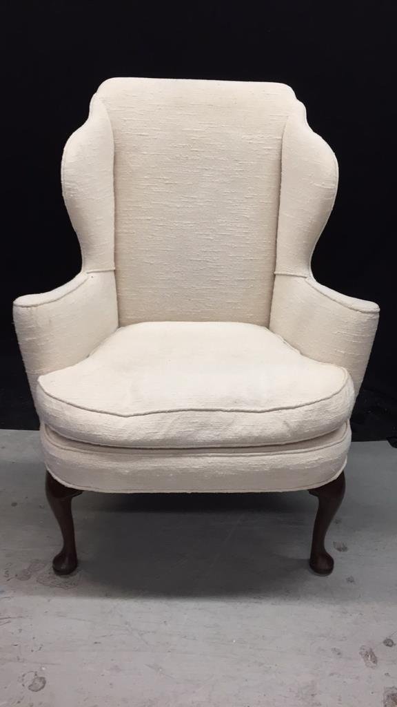 Vintage Roll Arm Wing Chair (1 of 6)