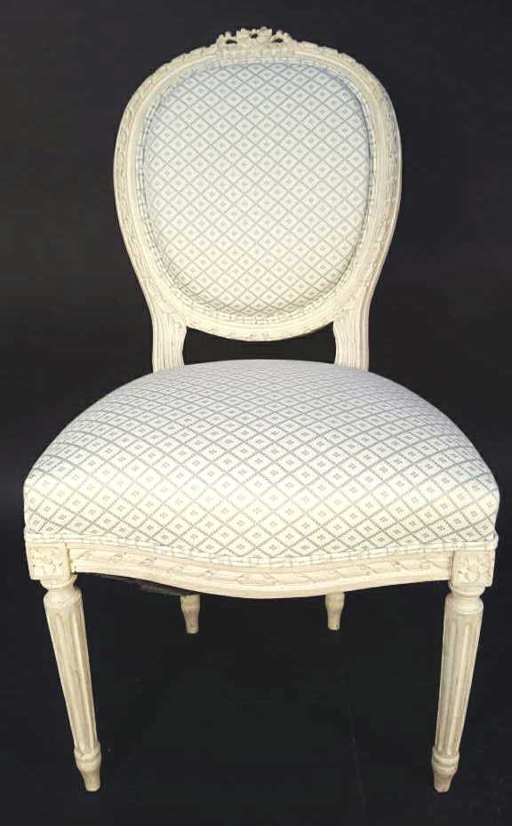 Federal Oval Style Upholstered  Accent Chair (1 of 7)