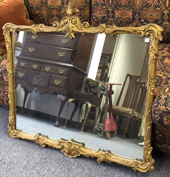 Antique Carved Decorative Vanity Mirror (1 of 6)