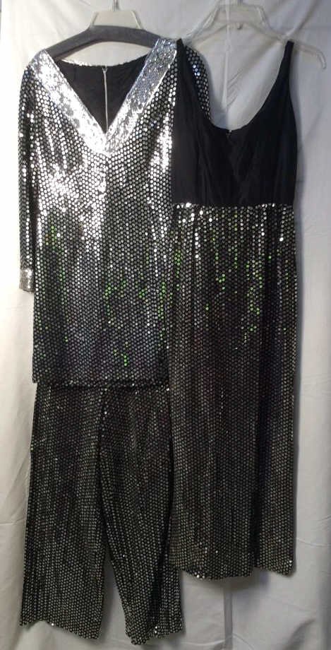 Vintage Black & Sequin Trio (1 of 7)