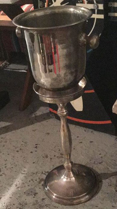Vintage Old Fashion Champagne Bucket With Stand (1 of 5)