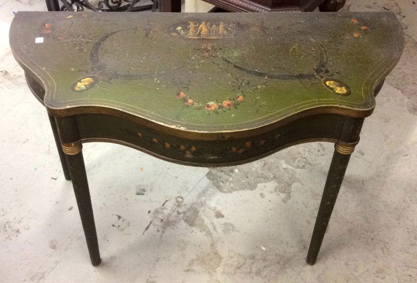 Vintage Painted Accent Table (1 of 7)