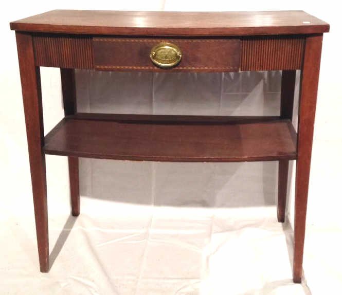 MERSMAN 7269 Wood Carved Side Table Marked on the (1 of 9)