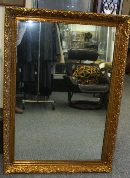 Vintage Gold Framed Mirror Vintage Gold framed mirror, (1 of 5)