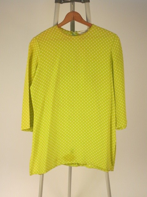 Vintage Designer OSCAR DE LA RENTA Lime Suit Vintage (1 of 5)