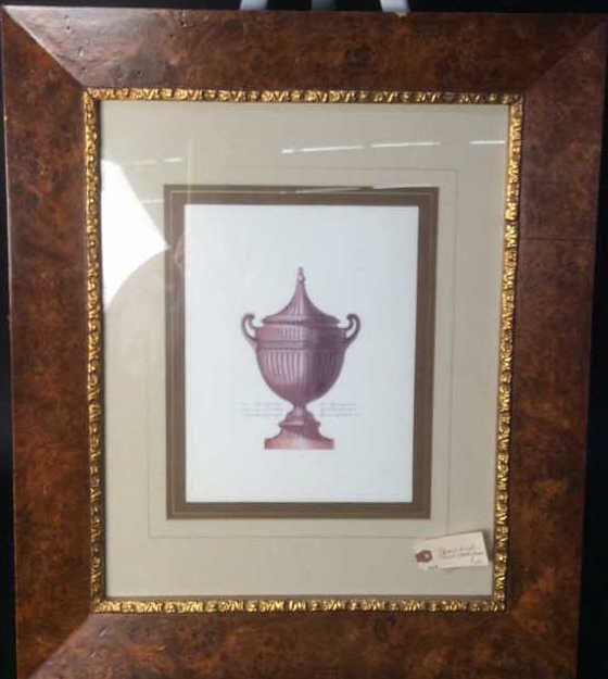 Classic Print Burl Wood Frame Classic print of antique (1 of 10)