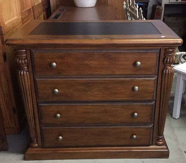 HOOKER 2 Drawer File Cabinet & Book Shelf Console (1 of 9)